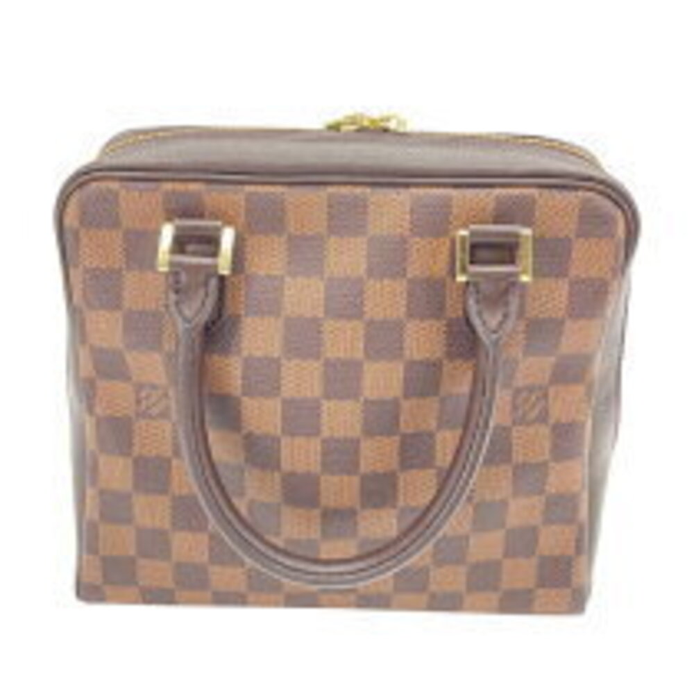Louis Vuitton Damier Brera Handbag Canvas Brown